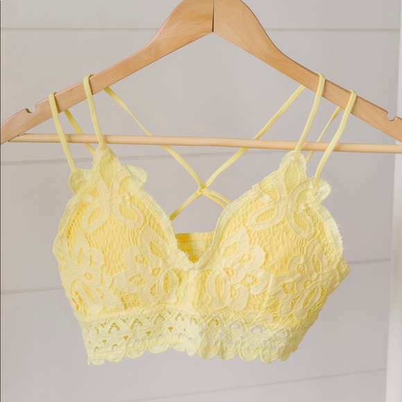 Let’s Layer in Bralette in Banana - Picture 2 of 8